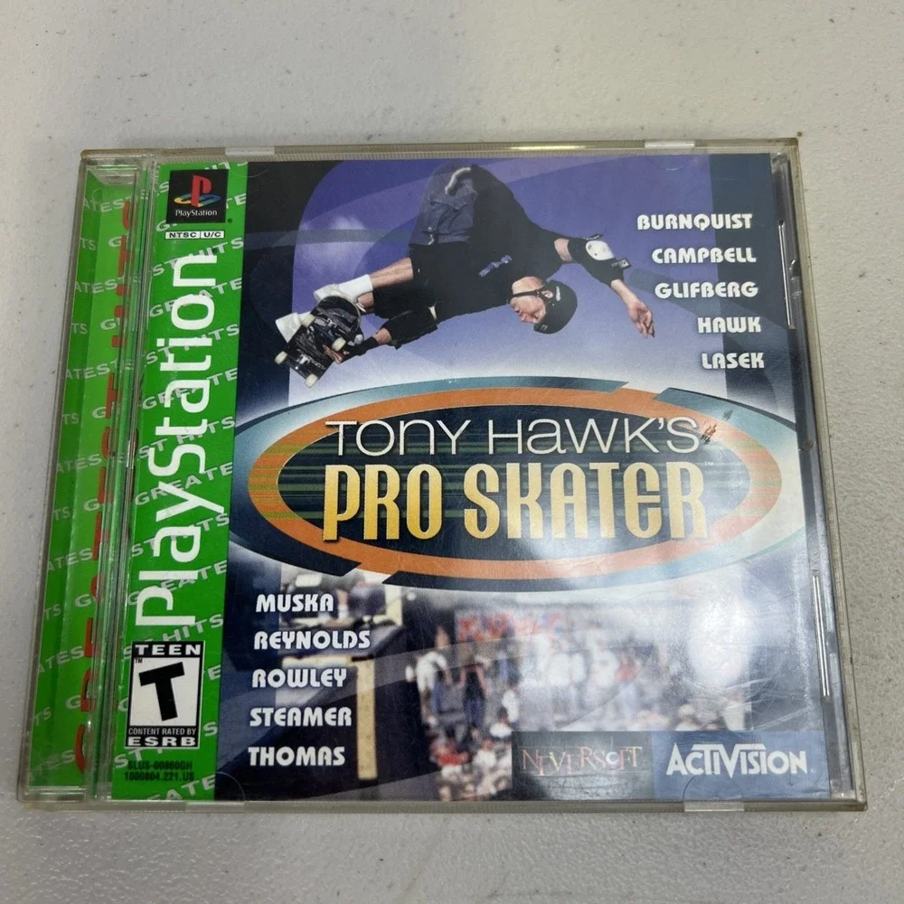 Tony Hawk's Pro Skater (Sony PlayStation 1 /‎ PS1, 1999) Untested